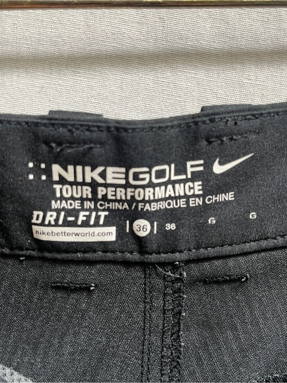 Nike Golf Men's Black Performance Shorts Dri-FIT 36 - Picture 8 of 10